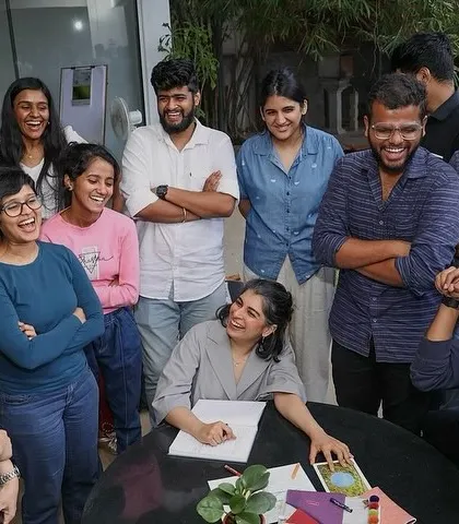 A moment of shared joy and learning.