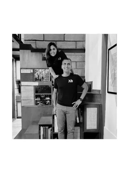A throwback to 13 years of Studio XS. Our principal architects, Shivani and Sucheth, reflecting on the journey. We are incredibly grateful for our team, our clients, and the opportunity to bring dreams to life.