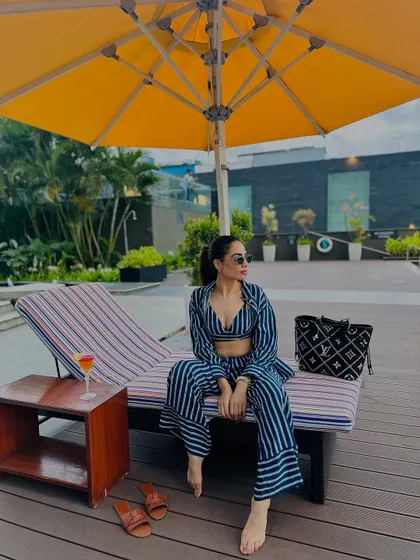 The perfect outfit for a lazy afternoon under the sun. This co-ord set is both stylish and practical.