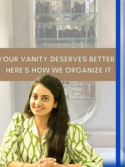 Your vanity deserves better. This is the cover of my guide on how I organize vanity spaces to make them functional and beautiful.