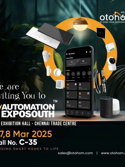 We invite you to join us at Automation Expo South 2025 in Chennai. Visit our stall to experience our cutting-edge smart home solutions that bring automation to life.
