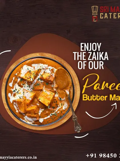 Enjoy the zaika of our Paneer Butter Masala. Soft cubes of paneer in a luscious, buttery tomato gravy, this dish is a guaranteed crowd-pleaser.