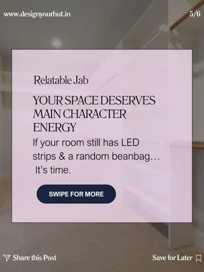 Your space deserves main character energy. If your room still has LED strips and a random beanbag, it's time for a glow-up. I believe in creating intentional, grown-up spaces that have a clear aesthetic and function.