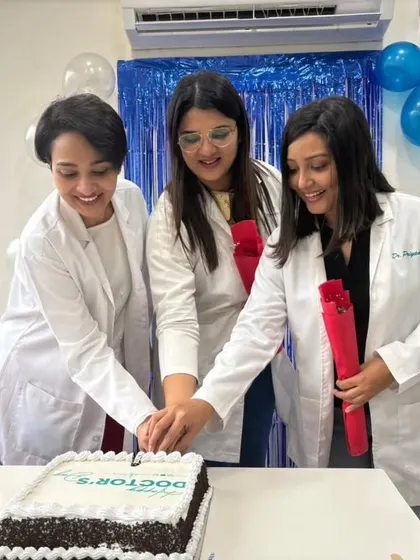Celebrating Doctor's Day with my wonderful colleagues. It's a privilege to be in this profession, and I'm grateful to share the journey with such a dedicated and supportive team.
