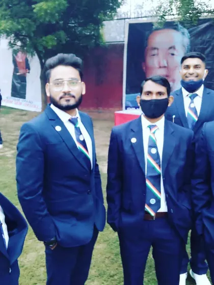 With my fellow instructors and officials at a state-level competition. We are a community dedicated to promoting Taekwondo.