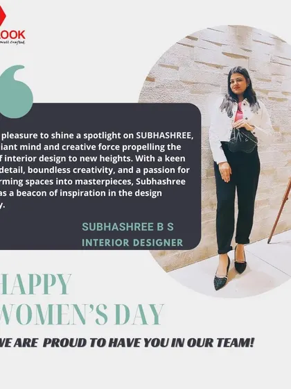 It is our pleasure to shine a spotlight on Subhashree, an interior designer with a keen eye for detail and boundless creativity. She is a beacon of inspiration in the design industry.