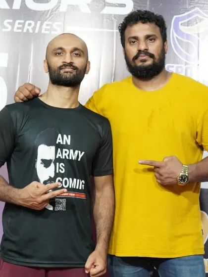 Waheeb Wakeel. His opponent pulled out, so he took a grappling fight against a much more experienced purple belt and fought to a draw. This kid is going to shock many people.