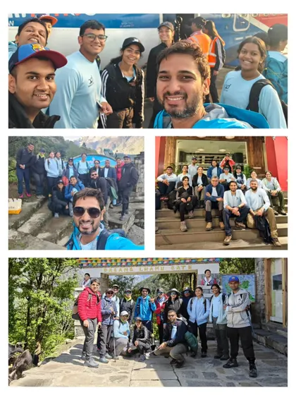 A collage showing our final EBC batch of the season, from the start of their journey to moments on the trail. Every trek is a collection of unique stories and memories.