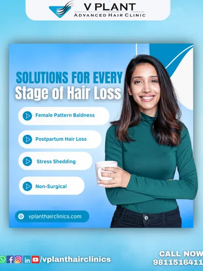 We understand that women face unique hair loss challenges. This is why we offer specialized consultations and treatments for conditions like female pattern baldness, postpartum hair loss, and stress-related shedding. Our goal is to provide effective, non-surgical solutions that restore your hair and confidence.