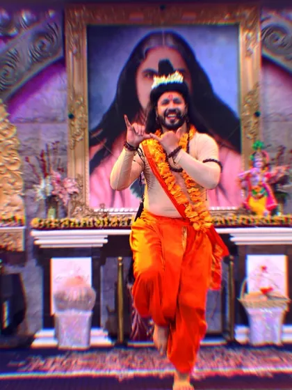 Bringing a modern, fun twist to a traditional character. This shot captures the rockstar energy I bring even when playing a mythological role.