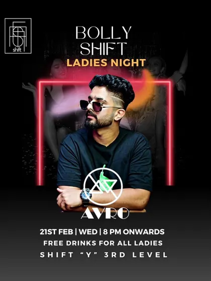 BollyShift Ladies Night at Shift, HSR. A dedicated Bollywood night just for the ladies.