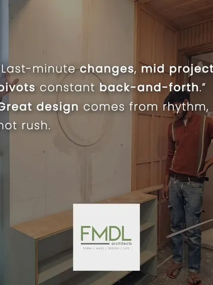 We've learned many lessons through experience. This series shares some of our key takeaways, from the importance of not just copying online images to dealing with client red flags and ensuring timely payments. Great design comes from rhythm, not rush.
