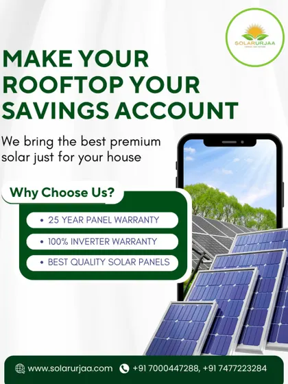 **Make your rooftop your savings account with the best premium solar.** Why choose me? Because I offer a 25-year panel warranty, a 100% inverter warranty, and only use the best quality solar panels available on the market.