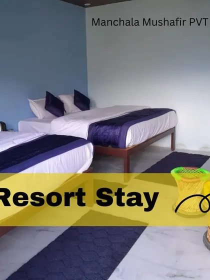A look inside the clean and comfortable rooms at our resort. We believe a good day of trekking starts and ends with a proper, restful stay, which is why we never compromise on accommodation.
