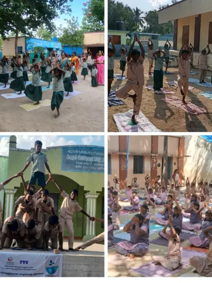 From tree pose to human pyramids, these images capture the joy and discipline of yoga. It's a practice that teaches balance, strength, and collaboration.
