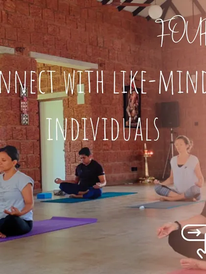 In our retreats, we connect with like-minded individuals to explore healing modalities like yoga, chanting, and sound healing. This shared journey inward is a powerful experience.