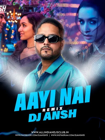 The cover art for my official remix of 'Aayi Nai'. This track is a staple in my sets and always gets a huge reaction.