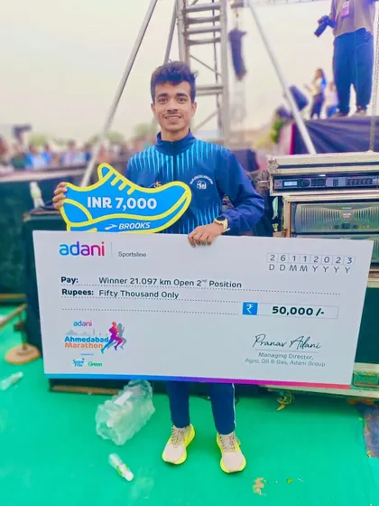 The prize for a second-place finish. Beyond the prize money, the real reward is the validation of all the hard work.