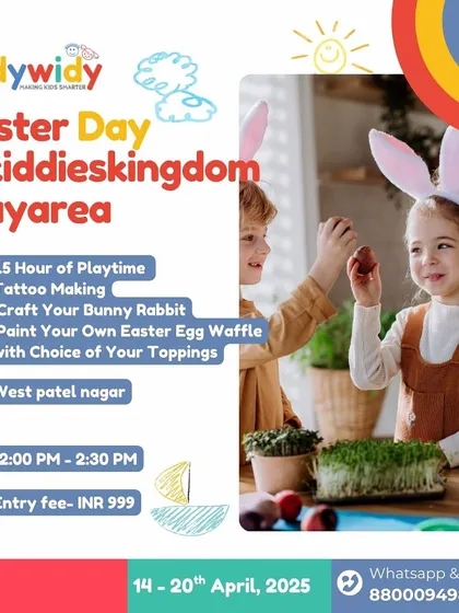 Hop into Easter fun at Kiddies Kingdom Playarea! This event I featured included tattoo making, crafting a bunny rabbit, and even painting an Easter egg waffle.