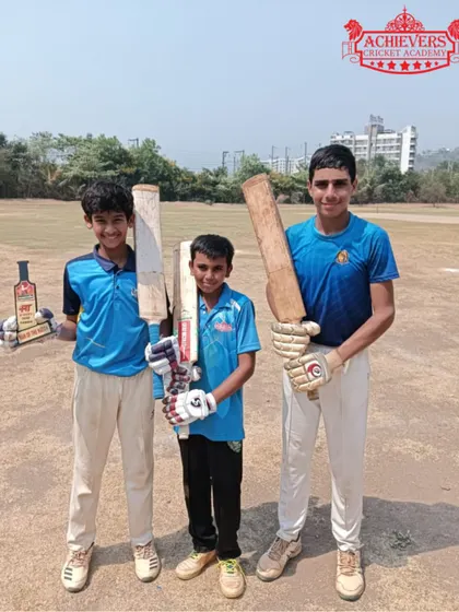 Our top batsmen from the victorious U14 team, whose powerful hitting led the charge in the AT Cup Mini IPL.