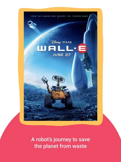 "Wall-E" is a beautiful film with a powerful message about environmental responsibility, told through the eyes of an unforgettable and lovable little robot.