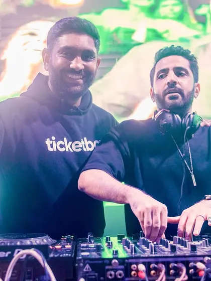 Sharing the stage with the organizers from Ticketbox in Mauritius. It takes a huge team to put on a massive event like this, and I'm always grateful for their hard work.