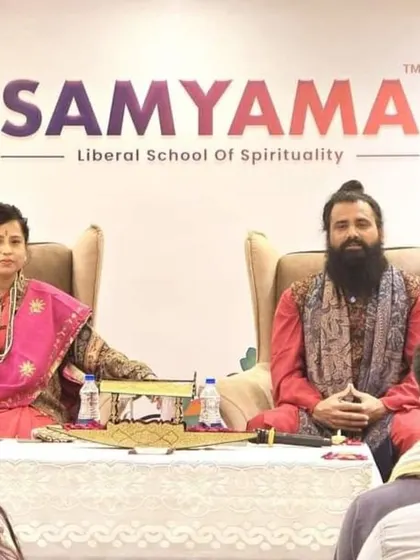 We are leading a spiritual retreat in the serene environment of Kashmir. This image, a duplicate of ID 62 from the In-Person cluster, highlights our destination retreats designed for deep spiritual immersion.
