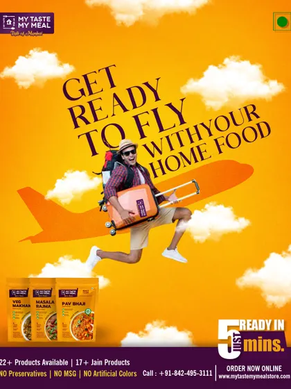 Get ready to fly with your home food. My packets are so light and easy to carry, you can take the taste of home with you on any flight, without worrying about baggage weight.