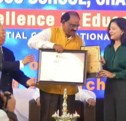 We were honored to receive a certificate of appreciation for our design services from UNACCO School, presented in the presence of the Hon'ble Chief Minister of Manipur.