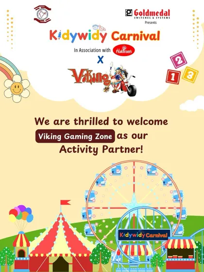 We partner with the best to ensure non-stop fun. Viking Gaming Zone joined us as an activity partner, bringing an exciting gaming experience to the KidyWidy Carnival.