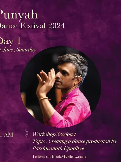 My workshop session on "Creating a dance production" at the Punyah Dance Festival 2024. I will be sharing my process and insights with fellow artists and students.