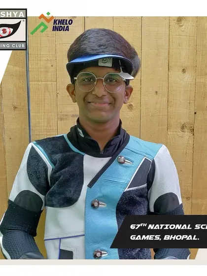 Parth Mane, who won Gold in the U17 Boys category at the 67th National School Games in Bhopal.