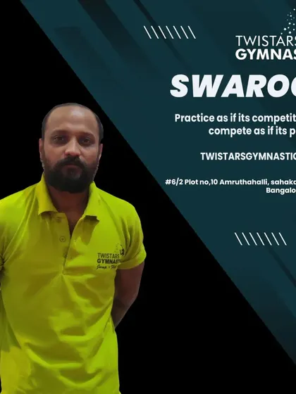Introducing Swaroop. He champions the idea that consistent practice and a healthy lifestyle are the cornerstones of fitness and discipline.