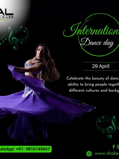Celebrating International Dance Day. Dance is a universal language that brings people together, and I'm so happy to share it.