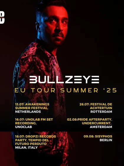 My EU Summer Tour dates for 2025. I love touring Europe, playing in cities like Amsterdam, Milan, and Berlin, and connecting with different crowds.
