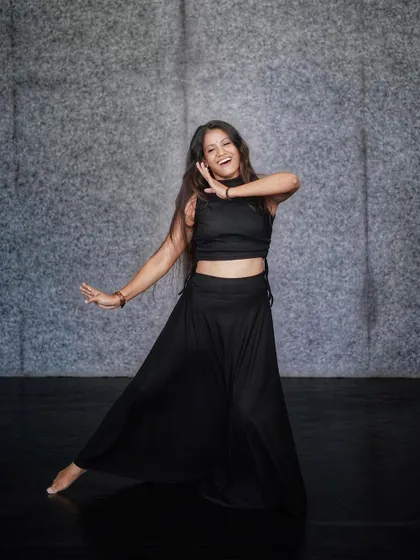 A smile that says it all. This is me in my element, sharing the happiness that dance brings me.