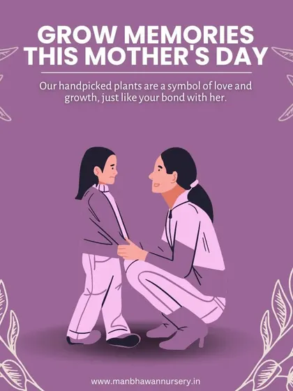 For Mother's Day, give a gift that symbolizes your growing love and appreciation. Our handpicked plants are a living, breathing reminder of your bond, and a beautiful, sustainable alternative to flowers.