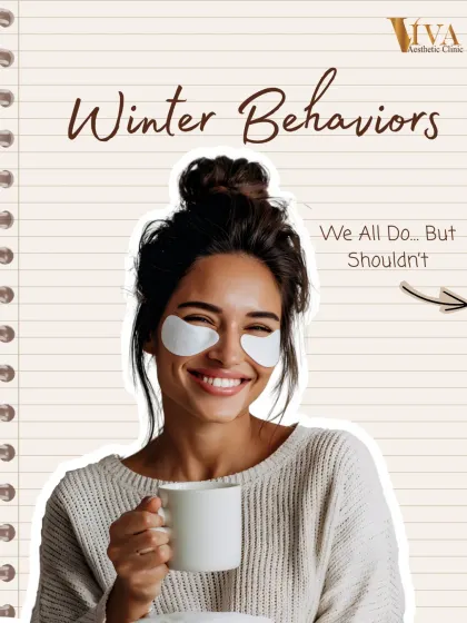 As the weather changes, so do our habits, and some of them can harm our skin. This series breaks down common winter behaviors that you should avoid for healthy skin.