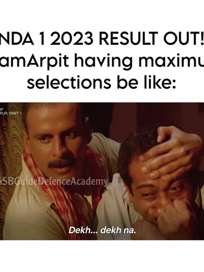 When the NDA 1 2023 results were out, Team Arpit had the maximum selections. The proof is in the numbers. We don't just teach; we ensure you clear the exam.