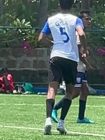 Action from the Goa tournament. Our players fighting for possession in a competitive environment.