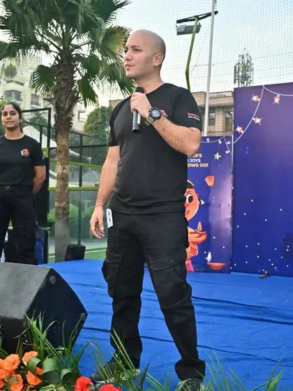 Addressing students and faculty at an educational institution. I believe that creating a safer community starts with empowering its youngest members with the confidence and skills to protect themselves.