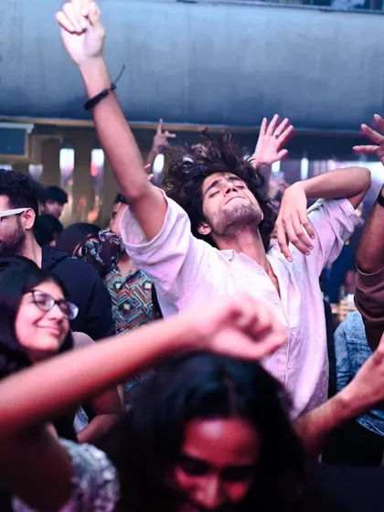 A man lost in the music, dancing with pure freedom. Creating a space where people can let go is my ultimate goal.