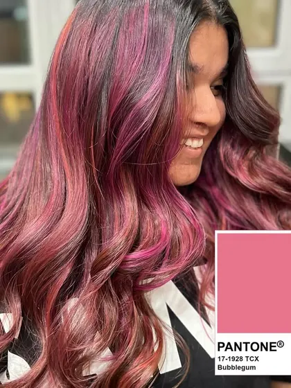 Inspired by the Pantone color Bubblegum, this playful pink is fun, vibrant, and guaranteed to turn heads.