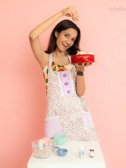 This is how we tell your story. A vibrant, in-action portrait for a passionate baker, capturing the joy of her craft. This type of creative personal branding photography is perfect for chefs, artists, and makers who want to show the heart behind their business.