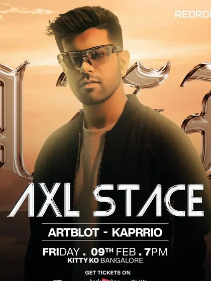A duplicate of the main flyer for the AXL STACE event.