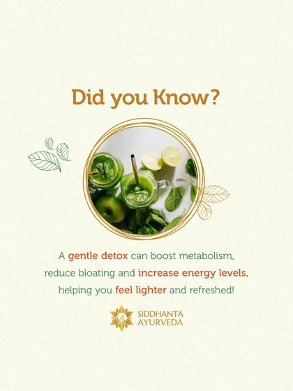 Even a gentle detox can have a significant impact. By boosting your metabolism and reducing bloating, it helps you feel lighter, more energetic, and refreshed. This is often the first step in a weight management plan.