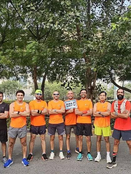 The men of the tribe, arms crossed, focused and ready for the final day of the challenge.