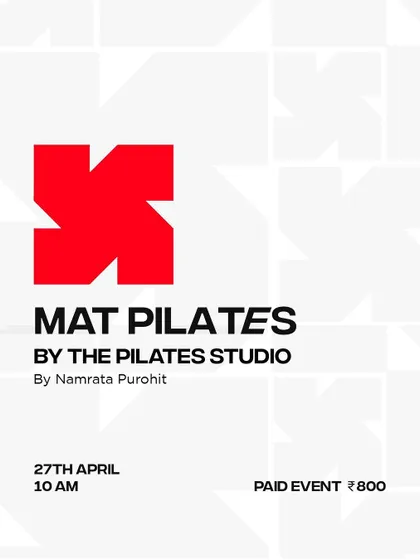 We also host specialized workshops like Mat Pilates. These sessions focus on refining core strength and flexibility through rhythmic movements and mindful breathing.