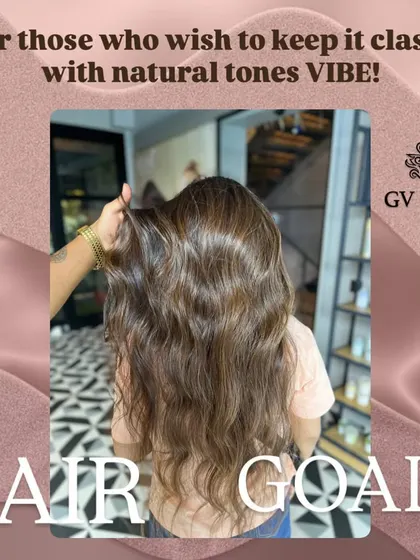 For those who wish to keep it classy with natural tones. This look is all about enhancing the hair with a beautiful, rich brown.