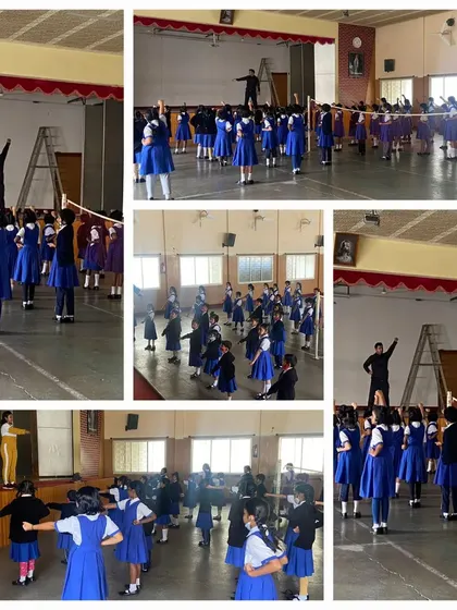 A collage from our classes at Mary Immaculate Girls School in Wilson Garden. We are proud to bring self-defense and discipline training to schools.